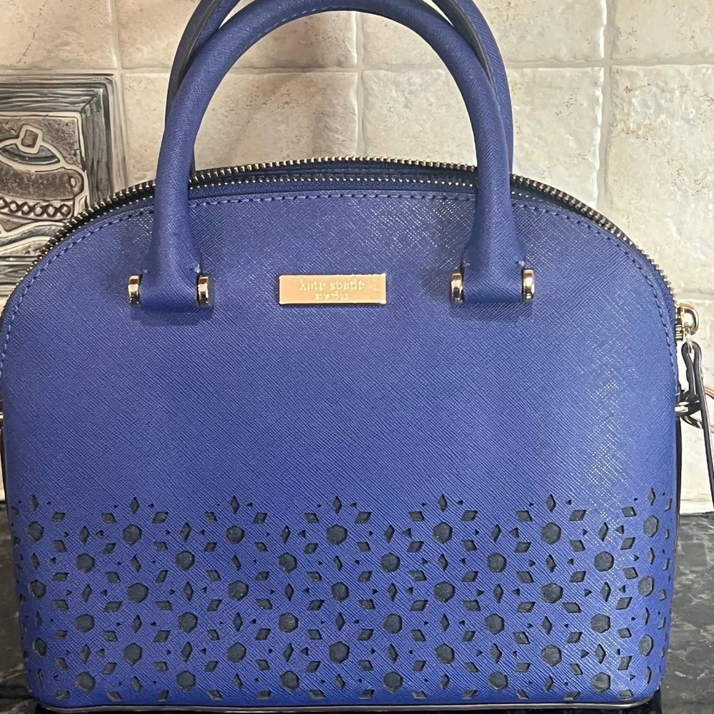 Kate Spade Blue Handbag& matching wallet 💙💙💙💙 - Picture 5 of 13